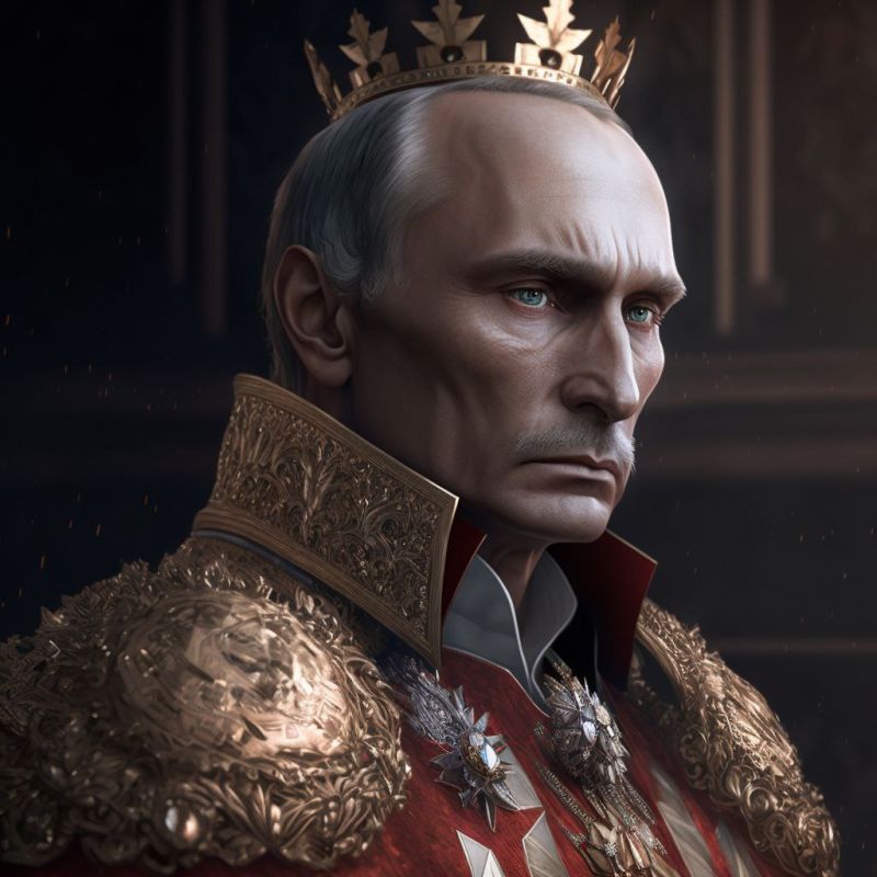 Наш подписчик с помощью нейросети сгенерировал президента России Владимира Путина и вот, что из этого получилось