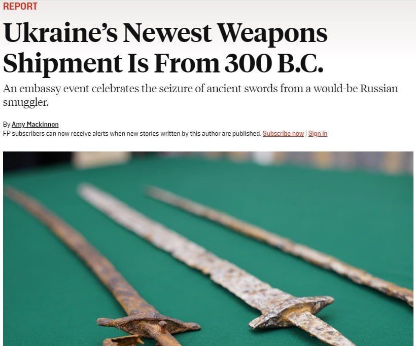 ��� �������� ������� ������: 3 ���� � �����, ������������ XVI-V ����� �� ����� ���. �� ���� ����� ������ Foreign Policy