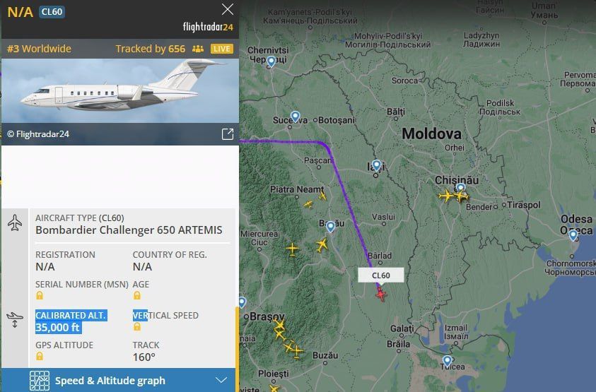 ����� ������ ������� ����� ������ ���������������� ������� ���� - Bombardier Challenger 650 ARTEMIS