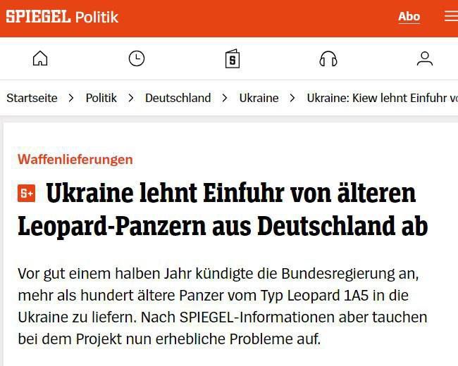 ������� ���������� ��������� ������ ������ Leopard 1 �� �������� ��-�� ������� ���������