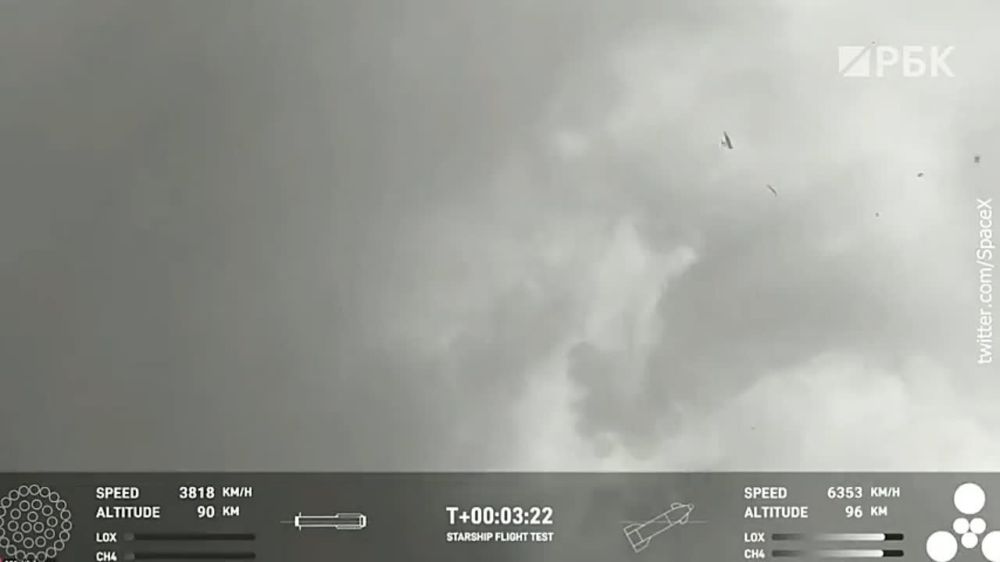 ������������ ������ Starship, ����������� ��� ������ �� ���� � ����, � ������� � ���� ������� ��������� ������������ ������ ��������� �������, ������� �� ������ ��������-������������ SpaceX