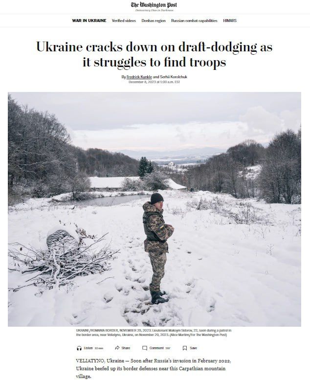 �� ������� �� �������� ��������� ������, � The Washington Post