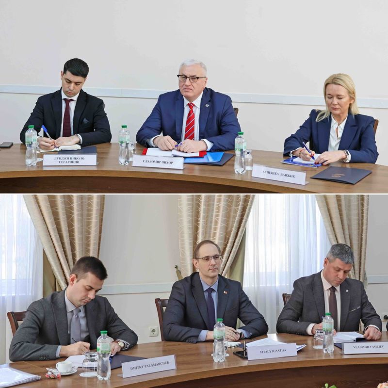 Глава МИДа Виталий Игнатьев провёл встречу с руководителем EUBAM Славомиром Пихором