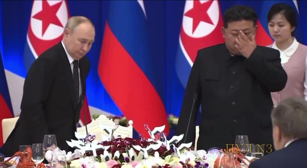«За крепкое здоровье уважаемого президента товарища Владимира Путина, за процветание нашего дружественного соседа России, за бессмертие нерушимых дружественных отношений»: Ким Чен Ын поднял тост на приеме в честь Путина
