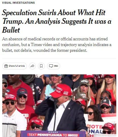 The New York Times �������, ��� ����������� �� ������ ���������� ����, ���������� � ����� ���������� ���� ������������ ��������� �������� � ���, ��� � ������ ������ ����, � �� �������, �������� �� �������� ���