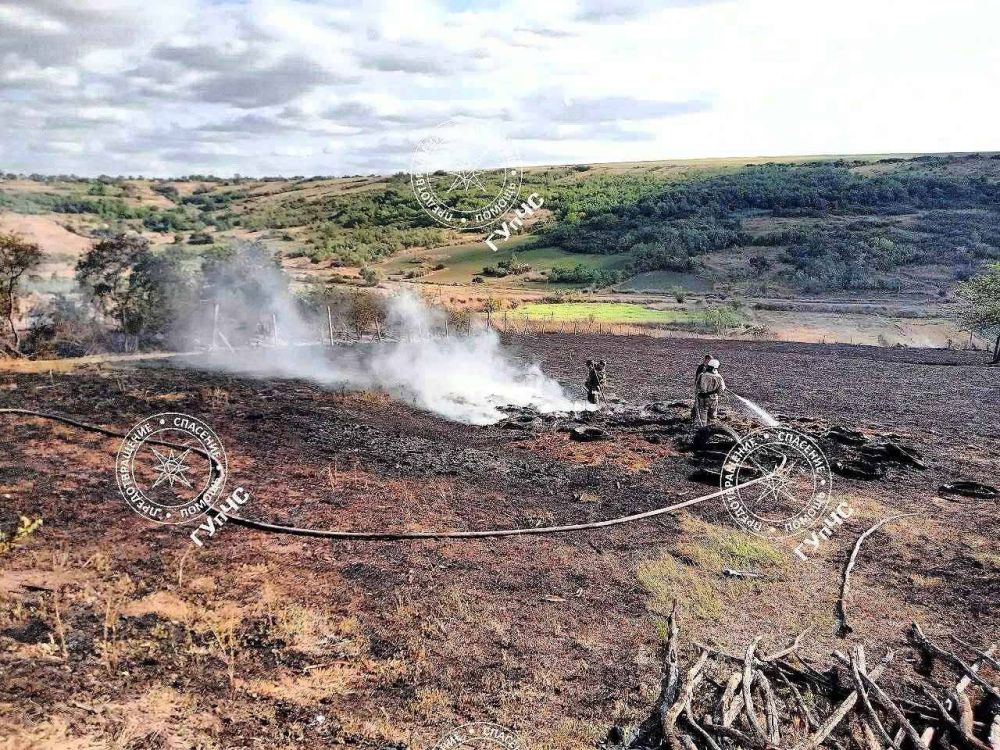 Ещё один серьезный пожар в Григориопольском районе произошёл вчера