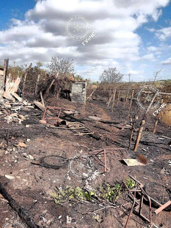 25 гектаров сухостоя сгорело в Григориопольском районе