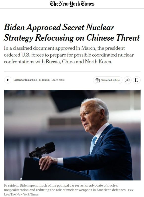 The New York Times: ������ � ����� �������� ���������� ����� ��� ������������� � ��������� ������� ������������� � �������, ������ � �������� ������