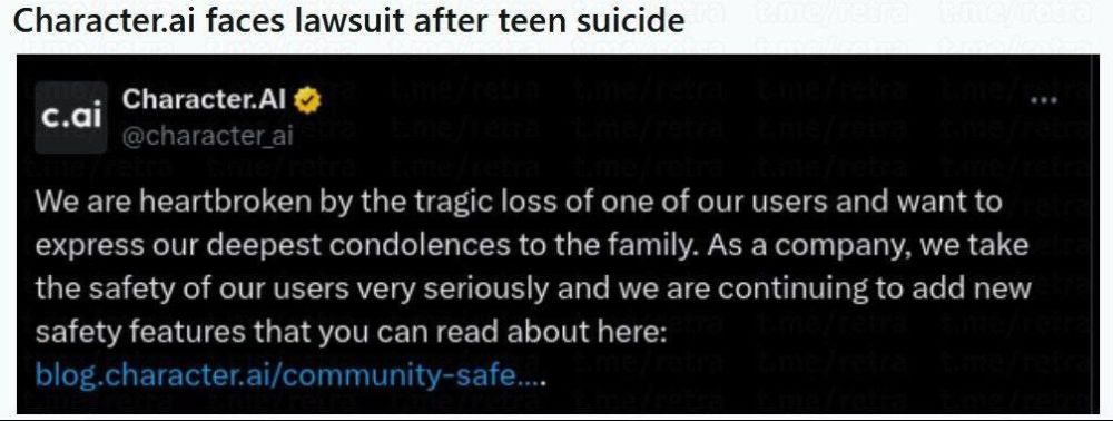 14-������ �������� �������� � ����� ����� ������� � ���-�����, ��������� �� ��������� Character.AI