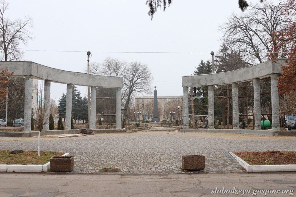 В центре Слободзеи, в районе Мемориала Славы, высадят 20 голубых елей