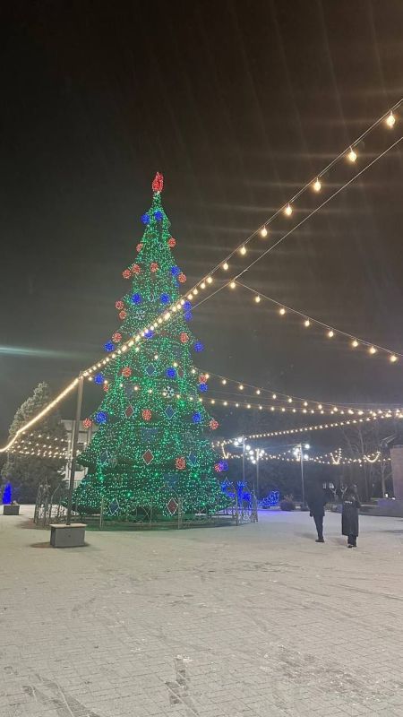 Каменку засыпало снегом прошлым вечером