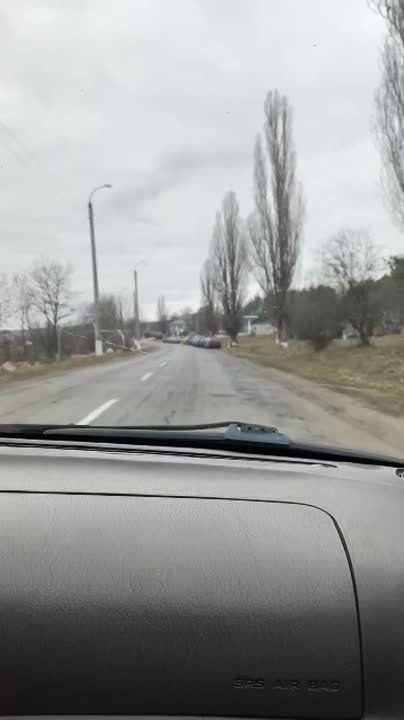 Очередь на газовую заправку в селе Подойма Каменского района