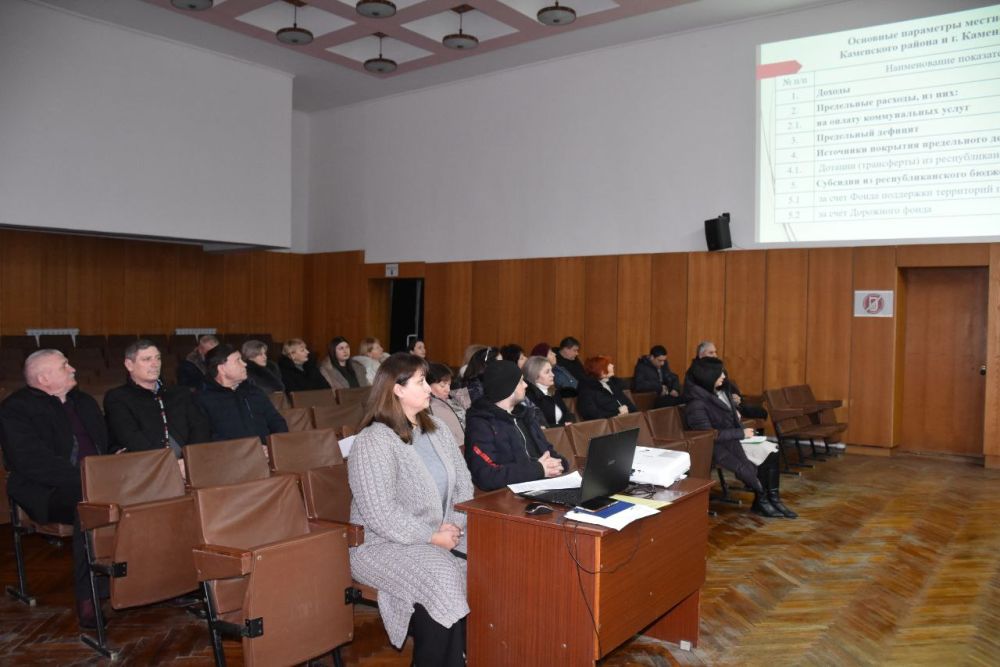 В Каменке рассмотрели проект местного бюджета на 2025 год