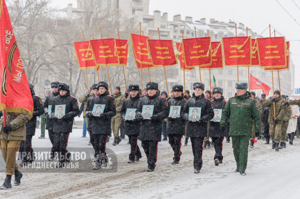 В Тирасполе почтили память погибших воинов, отдавших жизнь в Афганской войне 1979-1989 годов