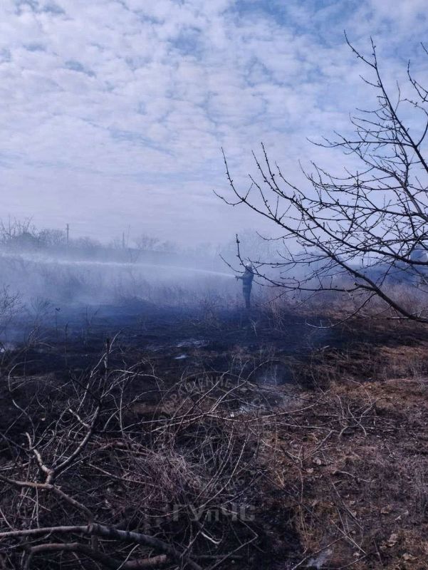 В Приднестровье участились возгорания сухой травы