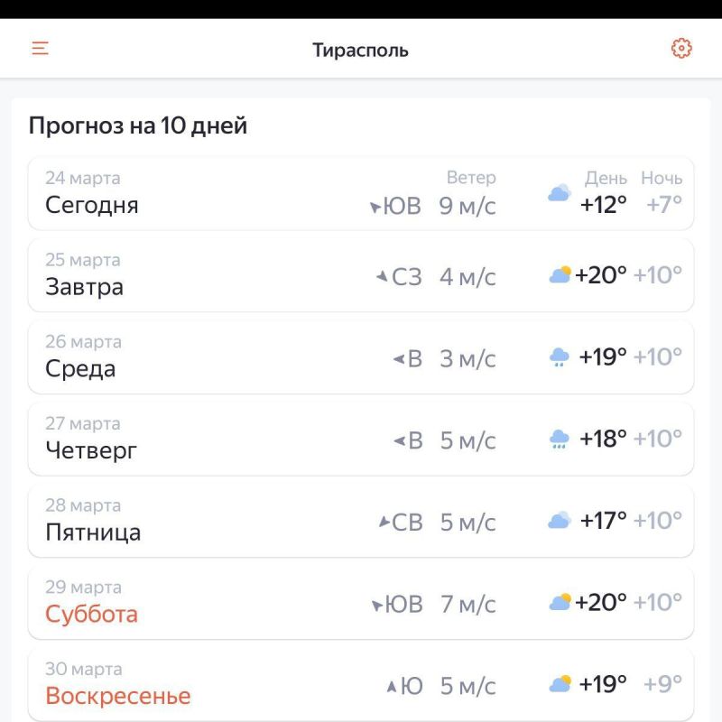 ������ ��������� �� �� 10 ��������