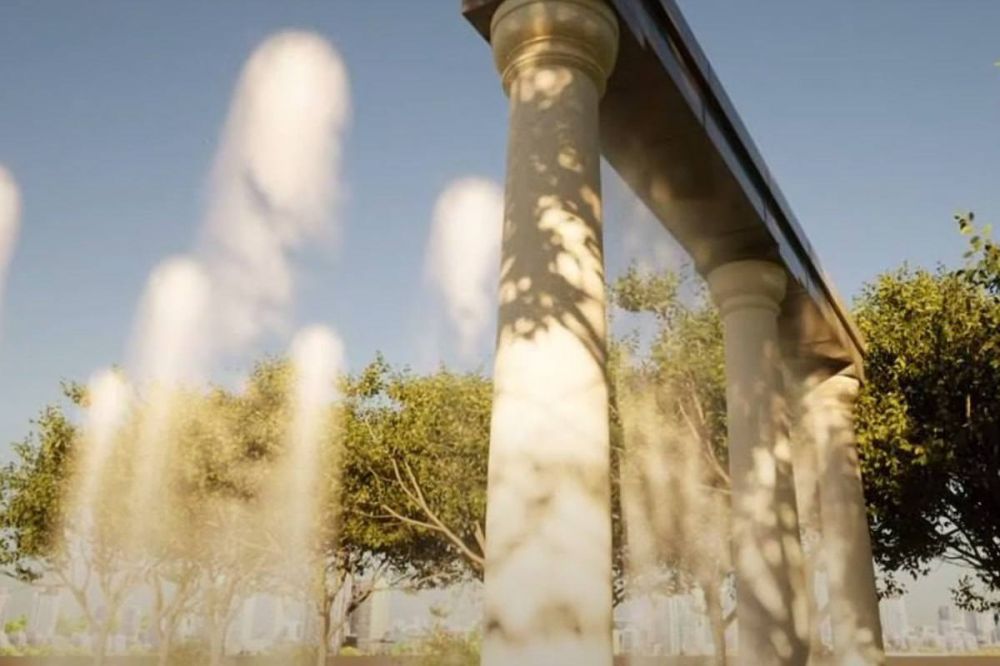 К 81-й годовщине освобождения Каменки от немецко-фашистских захватчиков в городском парке им. П. Х. Витгенштейна запустили новый фонтан