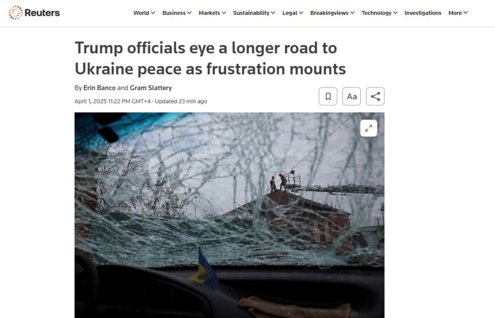 Reuters: ������������������ ��������� ������������� ������ ��������, ��� � ��������� ������ ������������ ���������� ��������� � �������