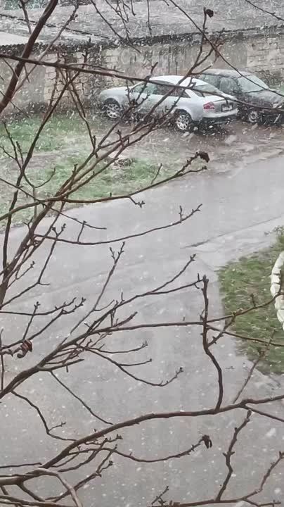 Каменку заметает. Снежное облако дошло до севера Приднестровья