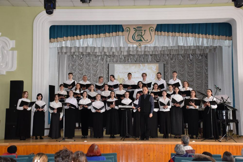 В Каменке состоялся концерт «Сохраним память навсегда» в честь 80-летия Великой Победы