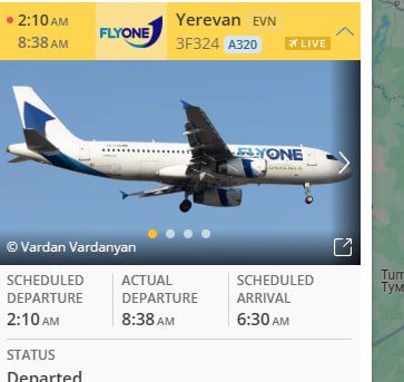 ���� Flyone �������-������ ��������� �� 6,5 �����