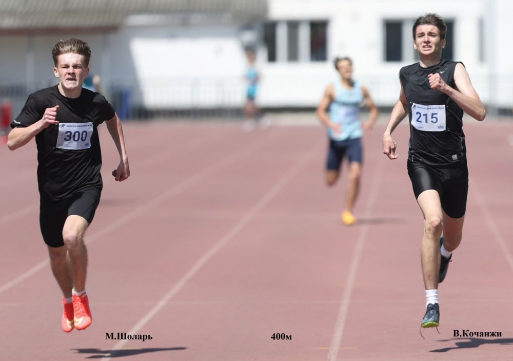 Приднестровские легкоатлеты быстро бегают и далеко метают