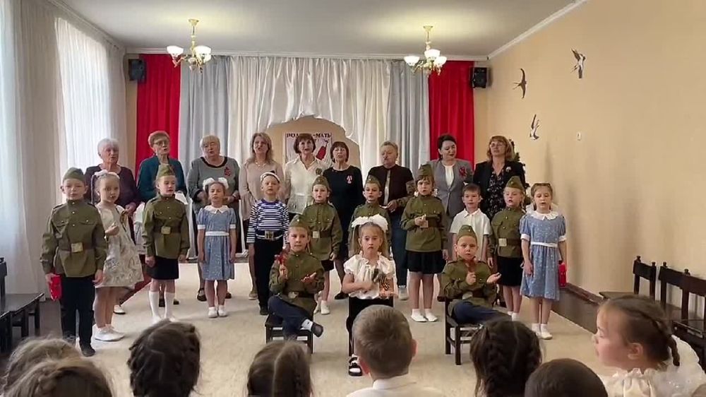 В МДОУ №6 "Флоричика" прошло трогательное мероприятие ко Дню Победы