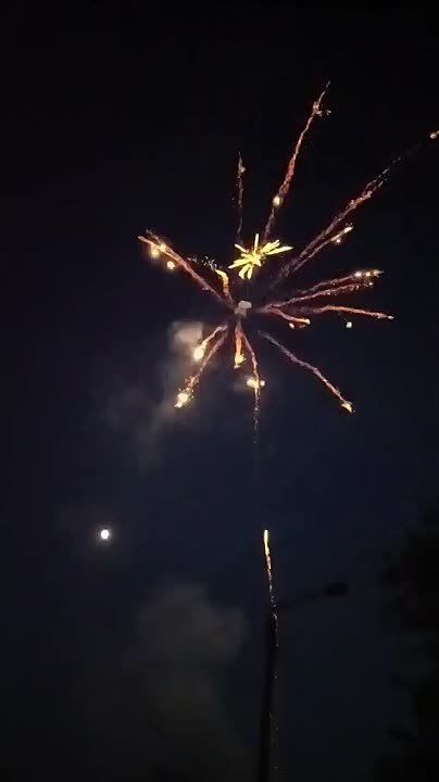 Яркое завершение вчерашнего вечера