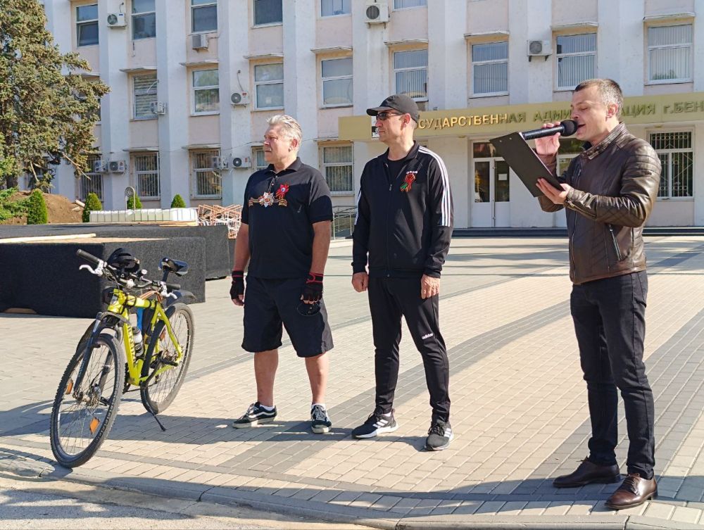 Председатель Бендерского городского совета народных депутатов Юрий Кара тоже постоянный участник велопробега