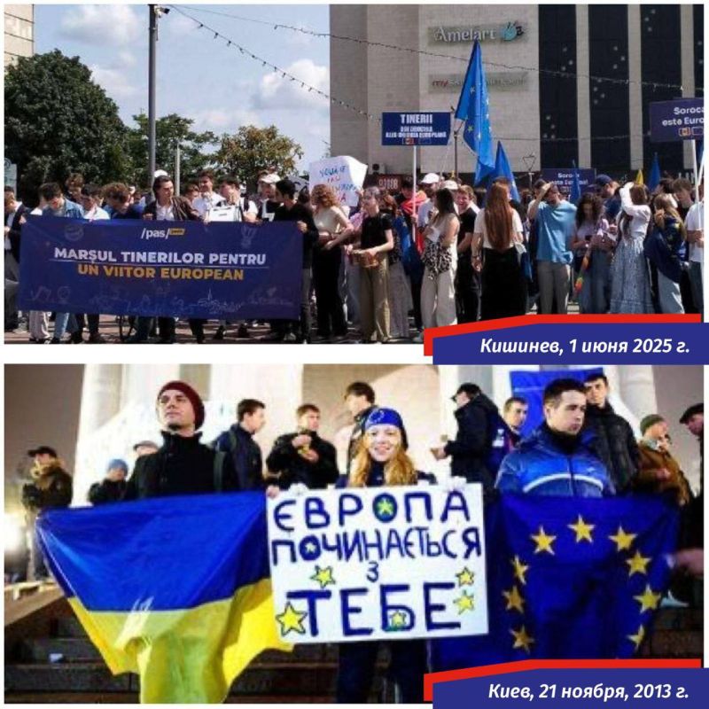 V amintii cum a nceput Euromaidanul ucrainean? Cu ieirea unui grup mic de studeni cu steaguri ale UE n piaa central din Kiev