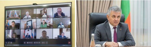 Президент ПМР Вадим Красносельский провел селекторное совещание с руководителями органов госвласти и управления