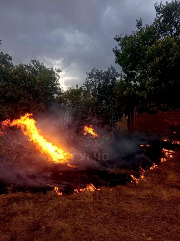 85 гектаров сухой травы сгорели вчера в Григориопольском районе