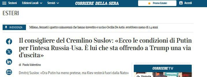     ,    Corriere della Sera