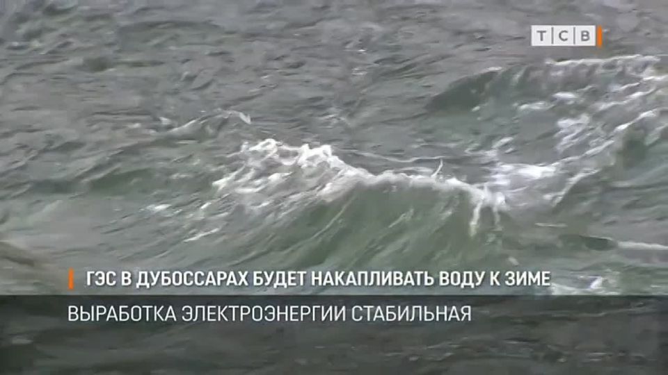 ГЭС в Дубоссарах начнёт накапливать воду к зиме, рассказал в интервью ТСВ директор станции Борис Герман