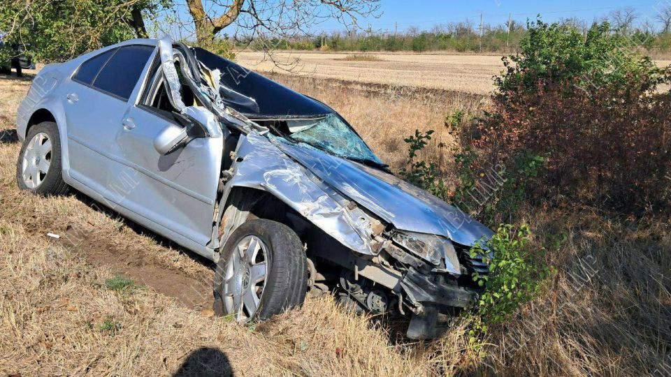 В Слободзейском районе у села Владимировка столкнулись «Фольксваген» и ГАЗ