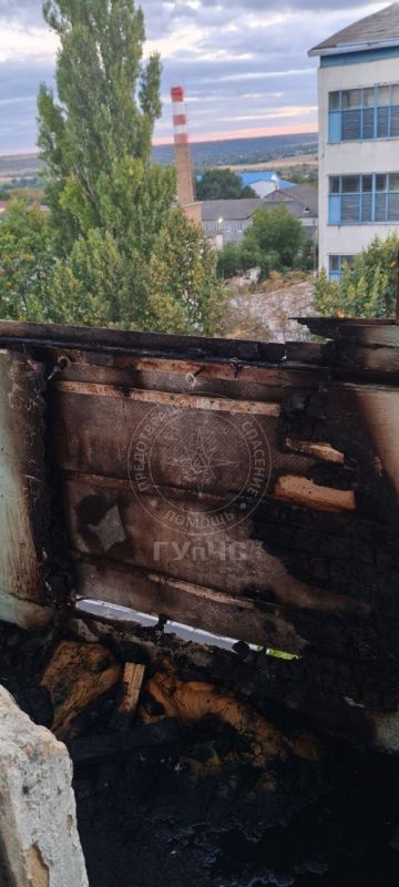 Из-за непотушенной сигареты загорелся балкон в Дубоссарах