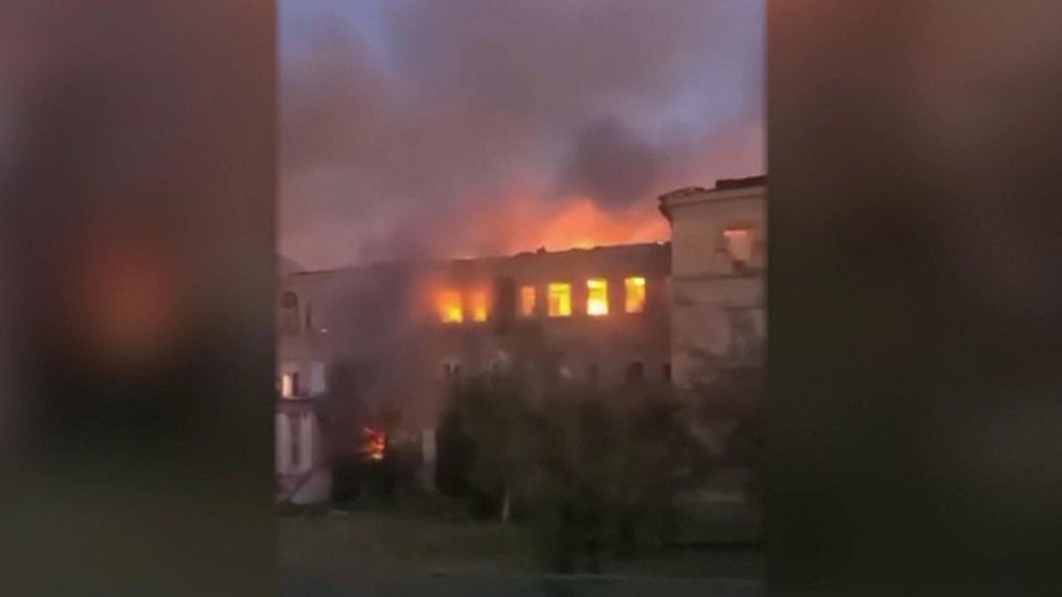 Российская армия нанесла массированный удар по военным объектам в Киеве и окрестностях