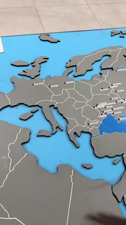На этой карте – города мира, с которыми ПГУ поддерживает учебные и научные связи