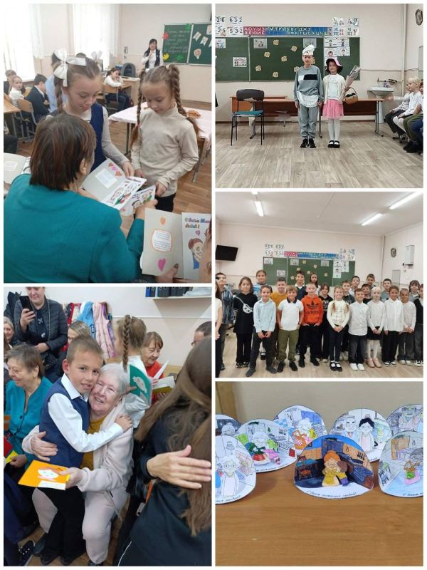 Сердцем к сердцу: начальная школа отметила День пожилого человека