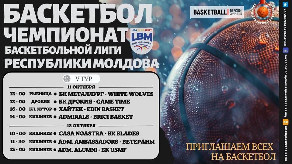 В чемпионате Баскетбольной Лиги Республики Молдова (LBRM) выступают две приднестровские команды — «Металлург» из Рыбницы и «Хайтек-ДЮСШ» из Суклеи