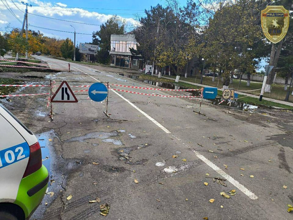 В Слободзее из-за ремонта перекрыли движение по улице Ленина в районе дома №35