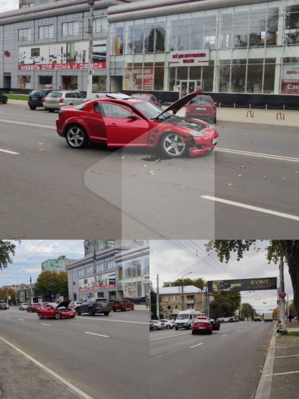 Авария в на Карла Либкнехта в Тирасполе