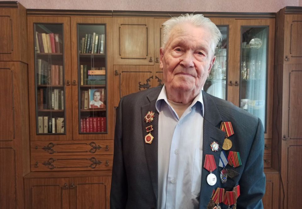 Ветерану Великой Отечественной войны Владимиру Костенко исполнилось 98 лет