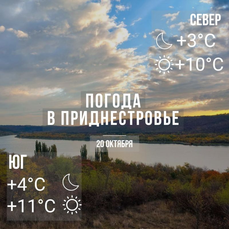 Утром местами заморозки на почве – до -2°С