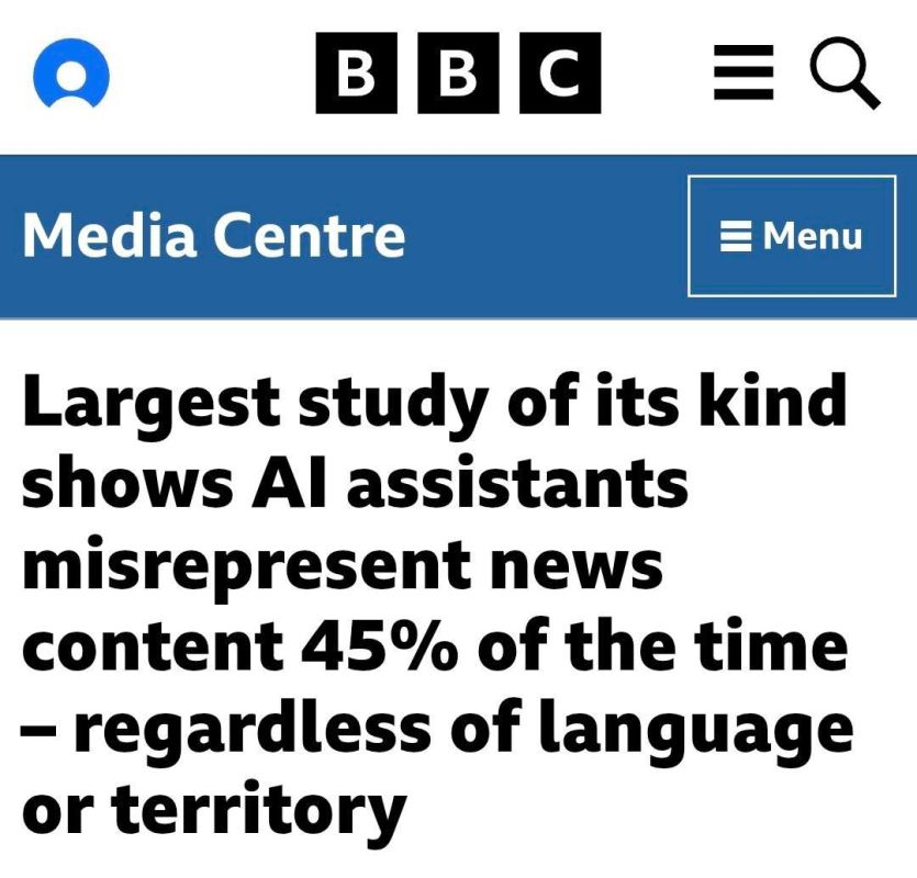 ИИ-ассистенты, включая ChatGPT и Gemini, искажают новости почти в половине ответов, — BBC