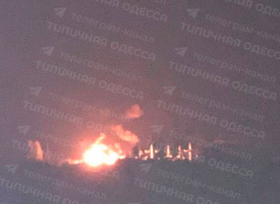 Дроны Герань-2 атакуют цели в портовом городе Измаил Одесской области