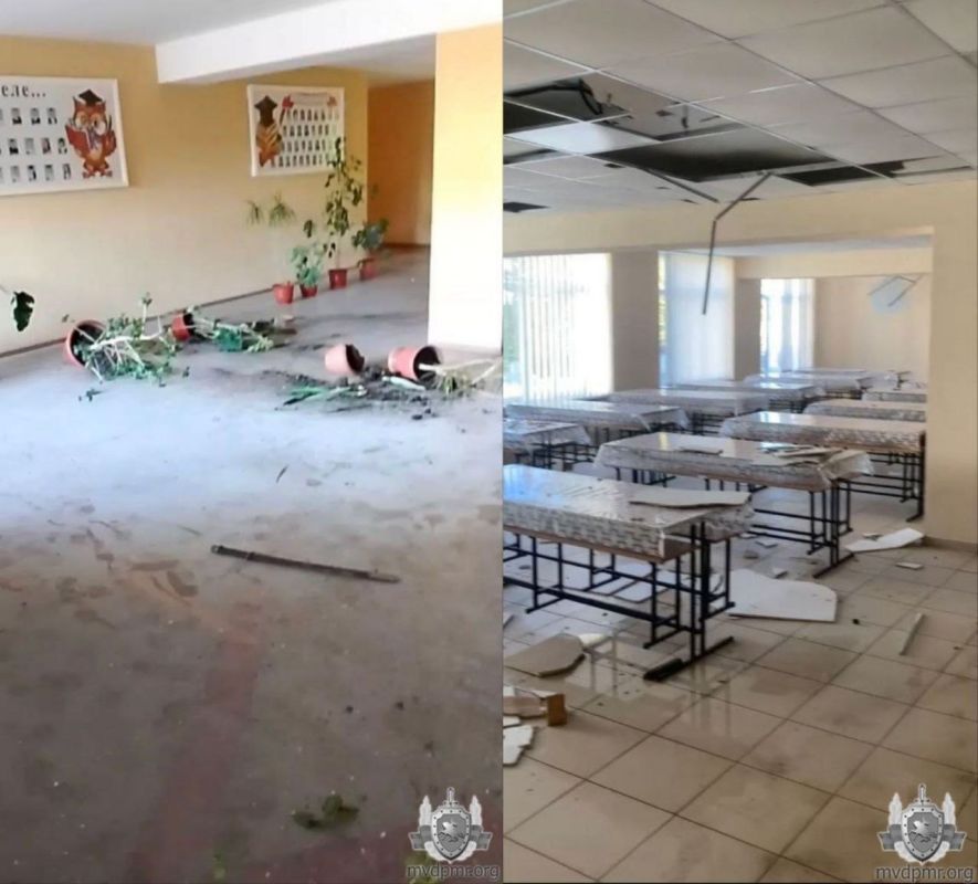 Дети устроили погром в школе с. Малаешты: сломали полоток, разбили горшки с цветами и съели сгущёнку в столовой