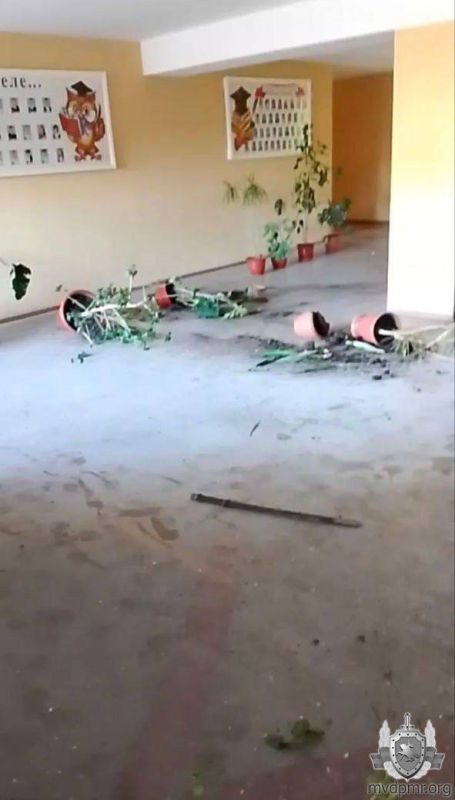 В Малаештах дети разгромили школу