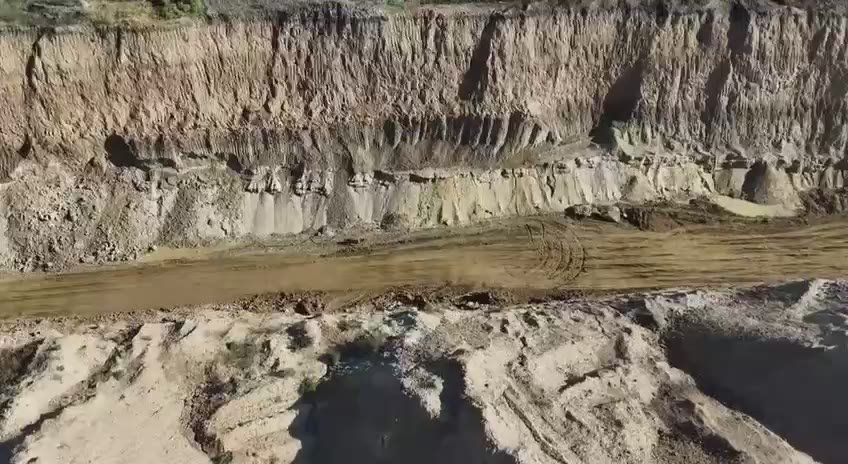 Так выглядит один из самых старых и больших карьеров в Приднестровье