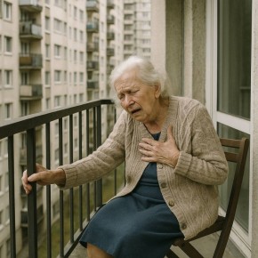 88-летней пенсионерке стало плохо на своём балконе в Рыбнице, она не могла сама вернуться в квартиру